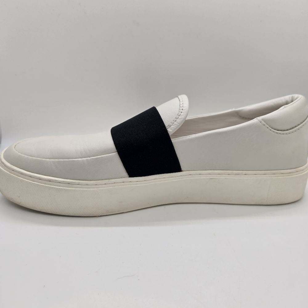 Ugg Shoes Women's 9 Chayze White Leather & Black Loafer Sneaker Y2k Chunky - Picture 4 of 14
